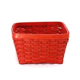 Rectangular Red Woodchip Baskets