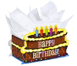 [43012] Intricut Box - Birthday Cake  8 3/16" x 4 1/4" x 5 5/16"