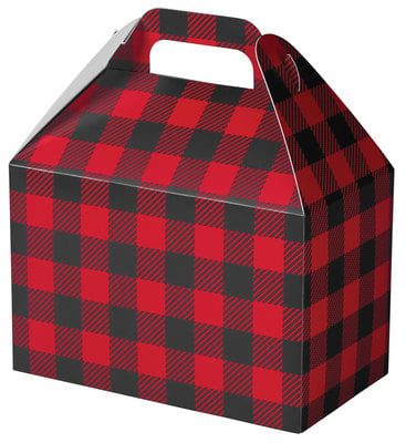 [42417C] Gable Box - Buffalo Plaid 8½" x 5" x 5½"