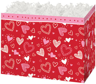 Gift Basket Boxes - Happy Hearts