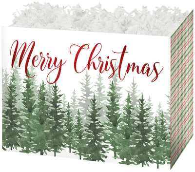 Gift Basket Boxes - Evergreen Christmas | Almac Imports
